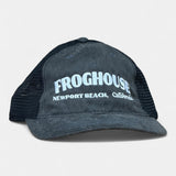 Black Pigment Print Mesh Back Cap