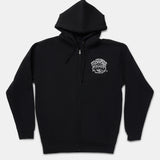 Hooded Zippered Sweatshirt