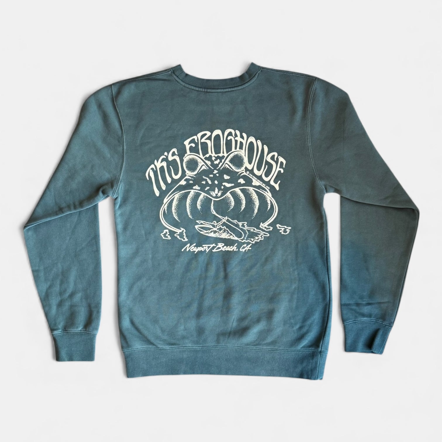 Pigment Dye Crew Neck Fleece