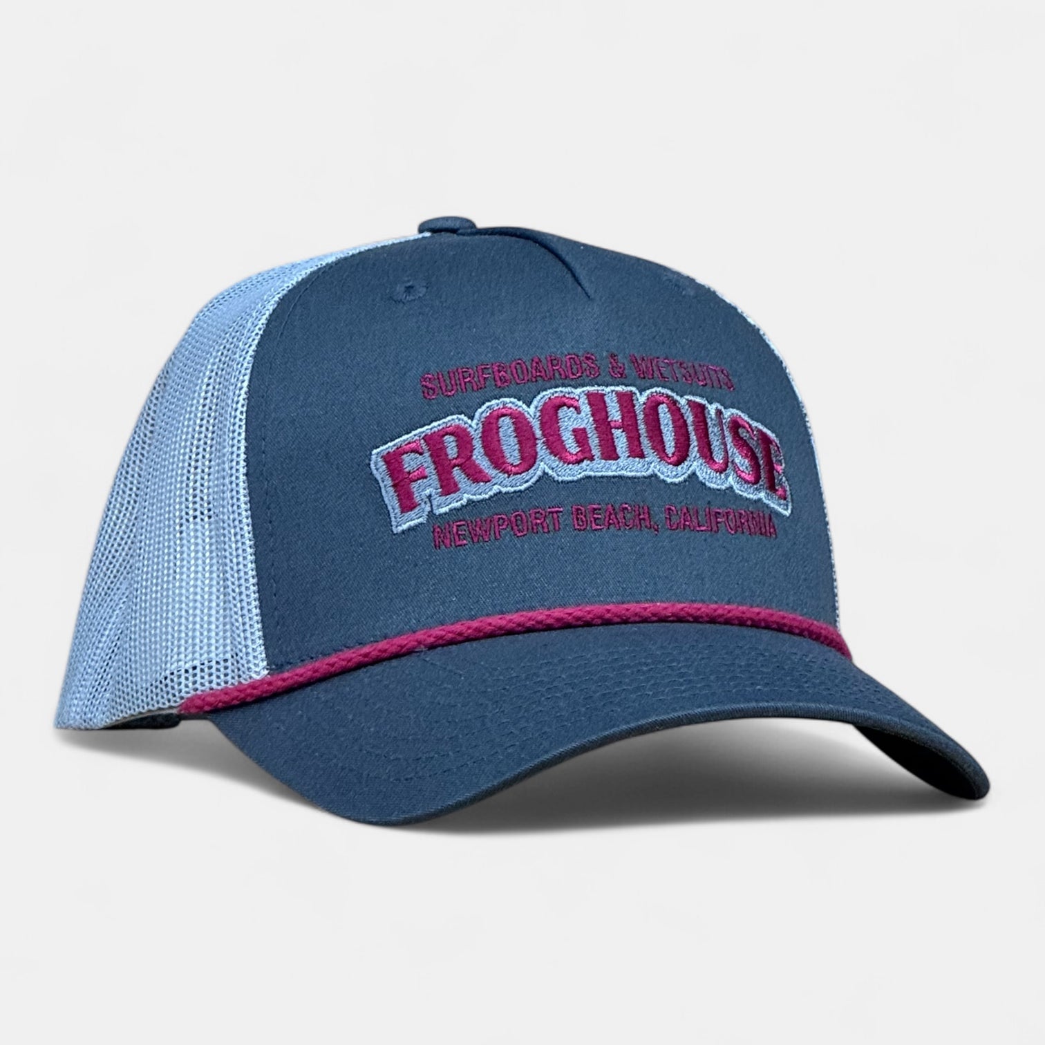 Pinch Front Custom Rope Trucker Hat