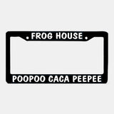PooPoo Caca PeePee - License Plate Frame